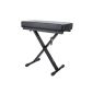 Tiger PST7-BK adjustable bench - Piano and Keyboards - Black (Electronics)