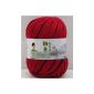Huayang color blended yarn knitting wool yarn cozy wool for hand knitting (1Pcs: Rouge_Noir) (Kitchen)