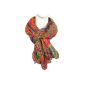 Mevina ladies kerchief paisley print silk scarf Retro Vintage Indian Style (Textiles)