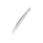 Tick ​​tweezers for people made of stainless steel.  Length 10cm