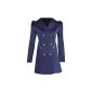 Hee Grand Trench Coats Women Two Buttons OL Style (Clothing)