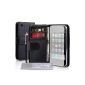 Coque iPhone 3 / 3G / 3GS Case Black PU Leather Wallet Case With Stylus (Accessory)