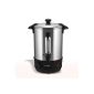 Pot mulled wine and hot beverage - dispensing tap - capacity 6.8 Litres