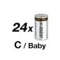 de.power LR14 24 pcs alkaline batteries brands (baby batteries) (Electronics)