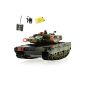 RC remote controlled German Leopard 2A5 tanks tank military vehicle model, 1:24 Gefechtmodi, shooting simulation, sound and lighting, new (toy)