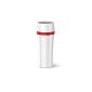 EMSA 514579 Insulated Travel Mug Fun white-red, 0.36 liters (2 hrs. Hot, 4 hrs. Cold, Dishwasher, 360 drinking spout, 100% Dichtl) (household goods)