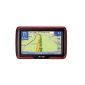 Mio Moov M405 GPS (10.9 cm (4.3 inches) touch screen, 44 country maps, TMC) Black / Red (Electronics)