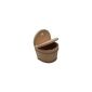 Wooden salt shaker salt salt container wooden barrel barrel pot trough (household goods)