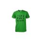 Silly Walks Mens T-Shirt, size L, green (Textiles)