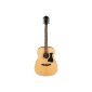 Ibanez V105SE-NT natural Dreadnought body guitar with solid top and built-in tuner (electronic)