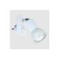 Briloner Leuchten 2741-016P AGL reading lamp with 1 bulb E14 White (Kitchen)