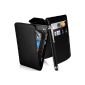 Nokia Lumia 900 Faux Leather Cell Phone Case Cover bowl in black, stylus, protector, Accessories Set (Electronics)