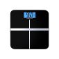 BalanceFrom - Scale Digital Display - Screen XL bicolor - Black (Personal Care)
