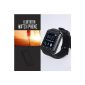 Flylink® New U8 More Bluetooth 4.0 Touch Screen Watch Fashion Watch Phone Mate For SmartWatch Android Smartphone, Support IPhone APP (Black) (Electronics)
