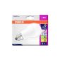 Osram LED Star Classic A60 10W (replaces 60 Watt) - 827, E27, 130 degrees in the normal lamp shape matt Extra warmton, 220-240 Volt 43602B1 (household goods)