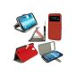 Flip Cover Case red