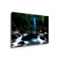 Images Art Prints / Boikal / canvas picture, image with stretcher waterfall forest, landscapes / nature 100x70 cm xxl.414