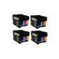 20x XL compatible printer cartridges for BROTHER replaced LC980, LC 980, LC1100, LC 1100 - Colours: Black 8x and 4x per color (optional)