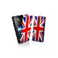 Londonmagicstore® Gadgets UNION JACK Retro PU Leather Flip for Sony LT22i Xperia P + Screen Protector - Part of the AIO Accessories Range (Electronics)