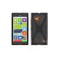 Cadorabo ®!  X TPU Silicone Case for Nokia Lumia 730 in black (Electronics)