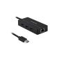 AVANTEK 3-Port USB 3.0 Hub with Gigabit Ethernet LAN Network Adapter [Plug & Play compatible under Windows and Mac] (Electronics)