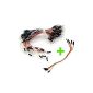 Aukru 70 x jumpers Jumper Wires jumpers for breadboard breadboard jumpers jumpers (70tlg. Jumper Set) (Electronics)