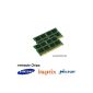 4GB Kit (2x2GB) DDR2 533MHz RAM (PC2 4200) for IBM / Lenovo ThinkPad T60p ...