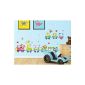 ufengke® Cartoon Train With Cute Animals Wall Stickers, The House of Removable Stickers Kids Nursery (Toy)