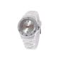 DETOMASO Watch quartz Plastic housing silicone bracelet mineral glass COLORATO M Silicone Ladies White / White DT3007-A (clock)