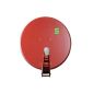 SATELLITE-S SAT 80cm satellite dish Digital Set, Red (Electronics)