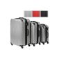 Set of 3 Trolley suitcases with integrated combination lock, telescopic handle and castors 360 - VARIOUS COLORS (Luggage)