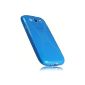 mumbi X TPU Silicone Case for Samsung Galaxy S3 i9300 / S3 Neo semitransparent blue (accessory)