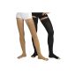 23-32 mmHg COMPRESSION SOCKS support stockings AG, Medical Class II KKL CCL 2 thigh stockings with open toe (XL (158-170 cm), Black) (Personal Care)