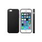 iProtect TPU Cases iPhone 5 5s shell grain black (Electronics)