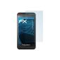 atFoliX FX-Clear Screen Protector for Blackberry Z10 (3 pieces) - Ultra clear screen protection!  (Accessory)