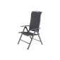 Ultra Natura aluminum folding chair, Corfu series - Plus, gray (garden products)