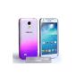 Yousave Accessories Hard Case for Samsung Galaxy S4 Mini Purple / Transparent (Wireless Phone Accessory)