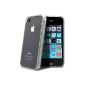 itronik iPhone 4 4S TPU Case Cover Crystal Case Transparent Clear Silicone transparent (Electronics)
