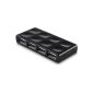 Belkin USB Hub F5U404cwBLK ultra compact 2.0 with 4 ports Black with MAC and PC (Accessory)