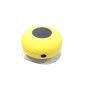 Foxnovo® Mini Waterproof Handsfree Bluetooth Speaker with MIC-lifters for iPhone / iPad / Cell Phones (Yellow)