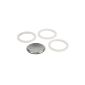 Bialetti Accessories 0186005 Coffee and Dosette Blister Inox 3 + Seals Filter 10 Mugs (Kitchen)