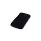 HTC ONE S Rubberized HARDSKIN CASE IN BLACK, QUBITS Retailverpackung (Electronics)