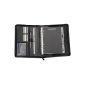 Bind T 3 - System Planner A5 with zipper, Nappa leather, black (calendar)