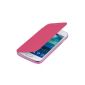 kwmobile® practical and chic flap protective case for Samsung Galaxy Ace S7270 3 / S7275 en Rose (Wireless Phone Accessory)