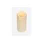 LED light candle for outdoor use with timer candle height 15 cm