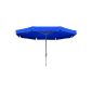Schneider parasol Amalfi, blue, 400 cm Ø, 8-piece, round (garden products)