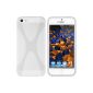 mumbi X TPU Case iPhone 5 5S shell semi-transparent white (accessory)