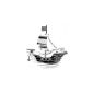 The Emporium Christening Gifts - Baptism Gifts - Money Box Metal Argnté - Pirate Ship - 13 x 13cm [Baby Product] (Baby Care)