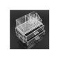 LAGUTE Acrylic Kosmetikorganiser cosmetic makeup organizer sorting box Cosmetic Icebox (18.8 cm x 10 cm x 15.7 cm (with 11 drawers with drawer)) (Electronics)