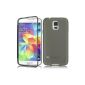 Samsung Galaxy S5 Swees® Cover Case Shell Cover Case TPU + PC (screen protector included, Grey) (Electronics)